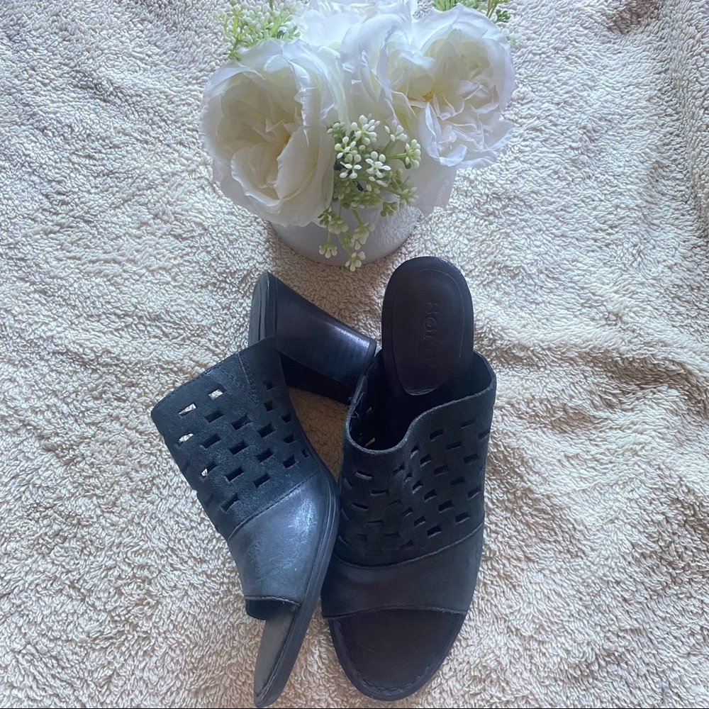Born Footwear Block Heel Mules